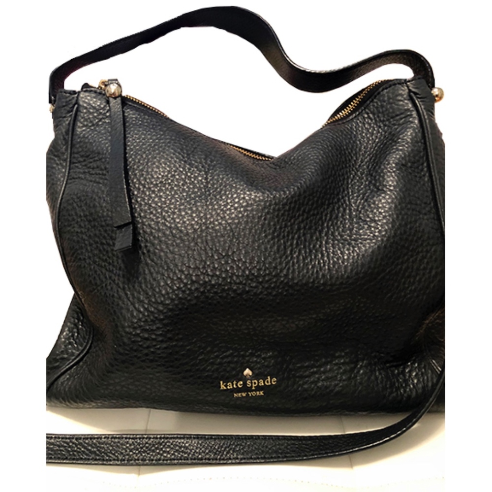 Kate Spade Black Pebble Leather Purse w/Dust Bag